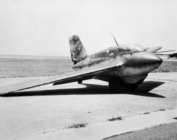 Messerschmitt Me 163 po přistání