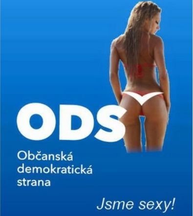 3. místo ODS a sexy logo