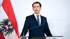 Rakouský kancléř Sebastian Kurz (26. 3. 2020)