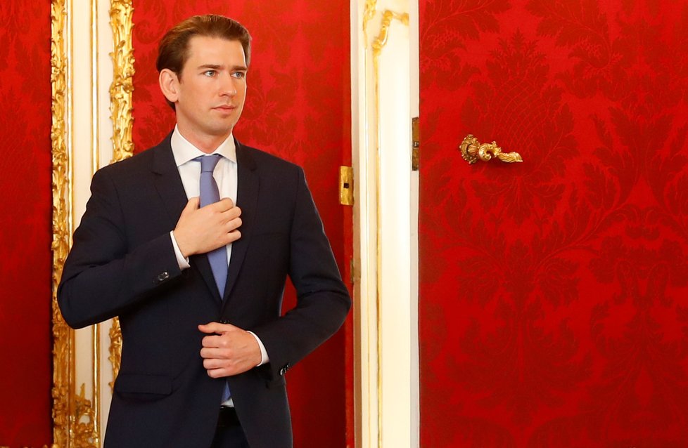 Rakouský kancléř Sebastian Kurz