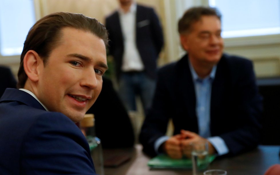 Rakouský kancléř Sebastian Kurz