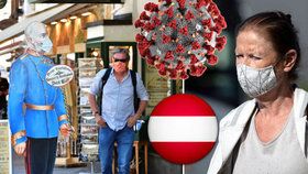 Rakousko zpřísnilo pravidla, lidé budou nosit roušky v obchodech i ve školách.