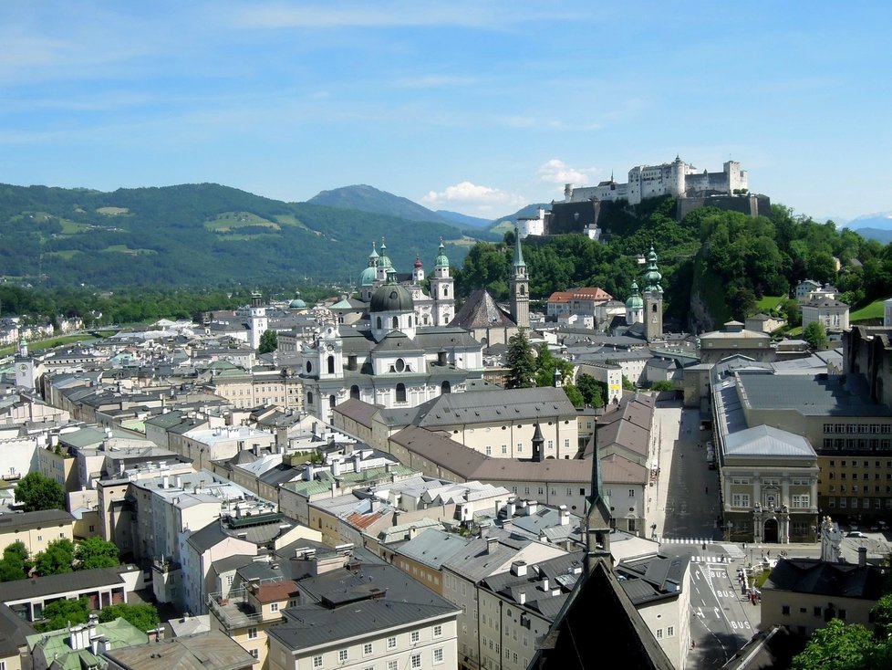 Město Salzburg bylo v minulosti církevním státem podobně jako Vatikán.