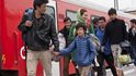Uprchlíci na rakousko - německém pomezí