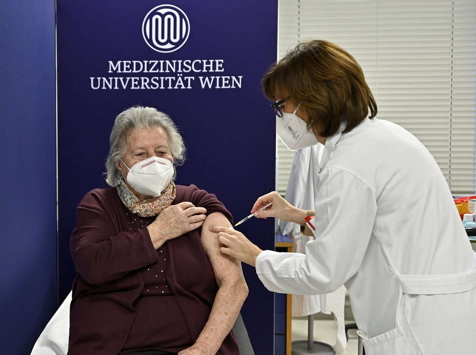 Očkování proti koronaviru v Rakousku (27.12.2020)