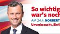 Norbert Hofer - kandidát Svobodné strany Rakouska