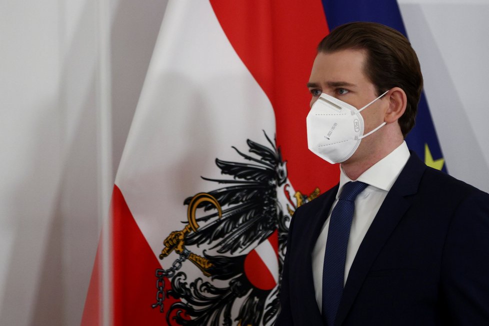 Rakouský kancléř Sebastian Kurz (1.3.2021)