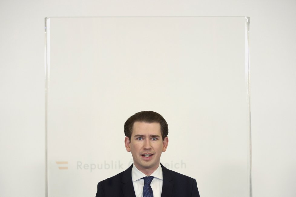 Rakouský kancléř Sebastian Kurz (1.3.2021)