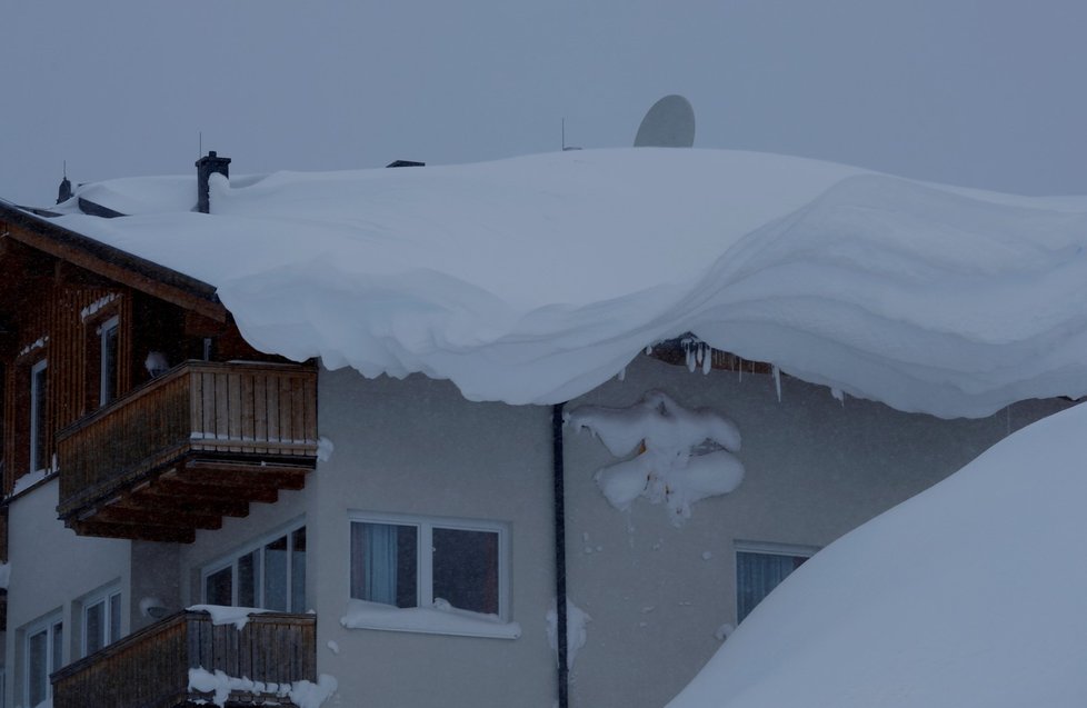 Rakousko na začátku ledna zasypaly přívaly sněhu