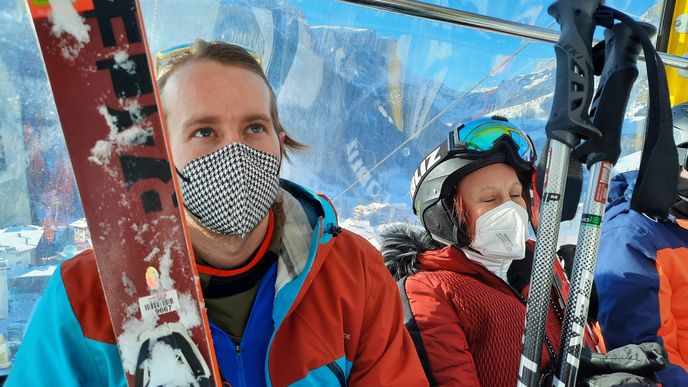Jižní Tyrolsko: Proticovidová opatření na radosti z lyžování neubírají