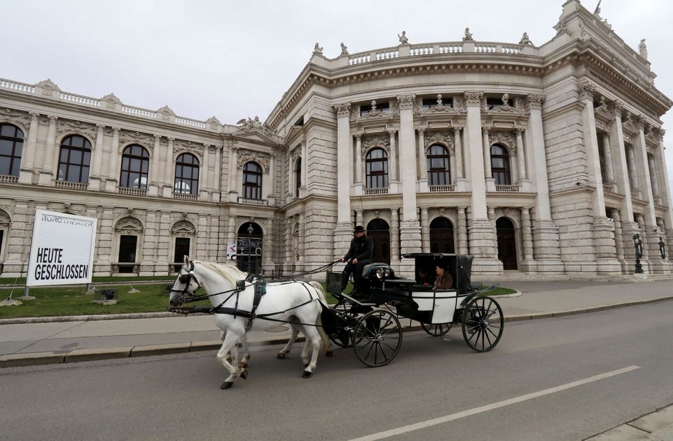 Vídeň v období hrozící nákazy koronavirem