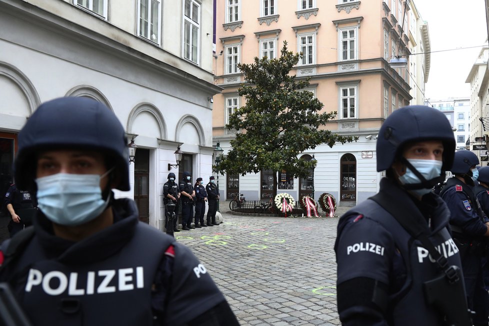 Rakouská metropole Vídeň po teroristickém útoku.