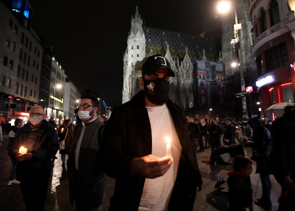 Vídeň 3. listopadu 2020 - den po teroristickém útoku