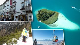 Villach – v zimě je cílem lyžařů, v létě se stává alpským Karibikem