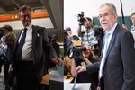 Kandidát pravicově populistické Svobodné strany Rakouska (FPÖ) Norbert Hofer a jeho rival ze strany Zelených Alexander Van der Bellen