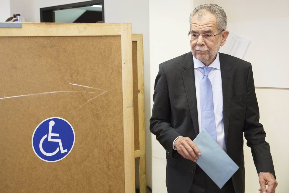 Kandidát strany Zelených Alexander Van der Bellen