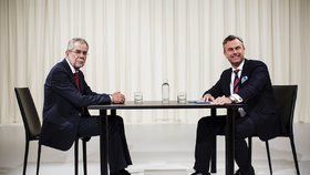 Kandidáti na rakouského prezidenta Norbert Hofer a Alexander Van der Bellen