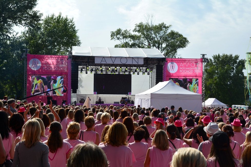 Tisíce lidí podpořilo boj s rakovinou prsu.