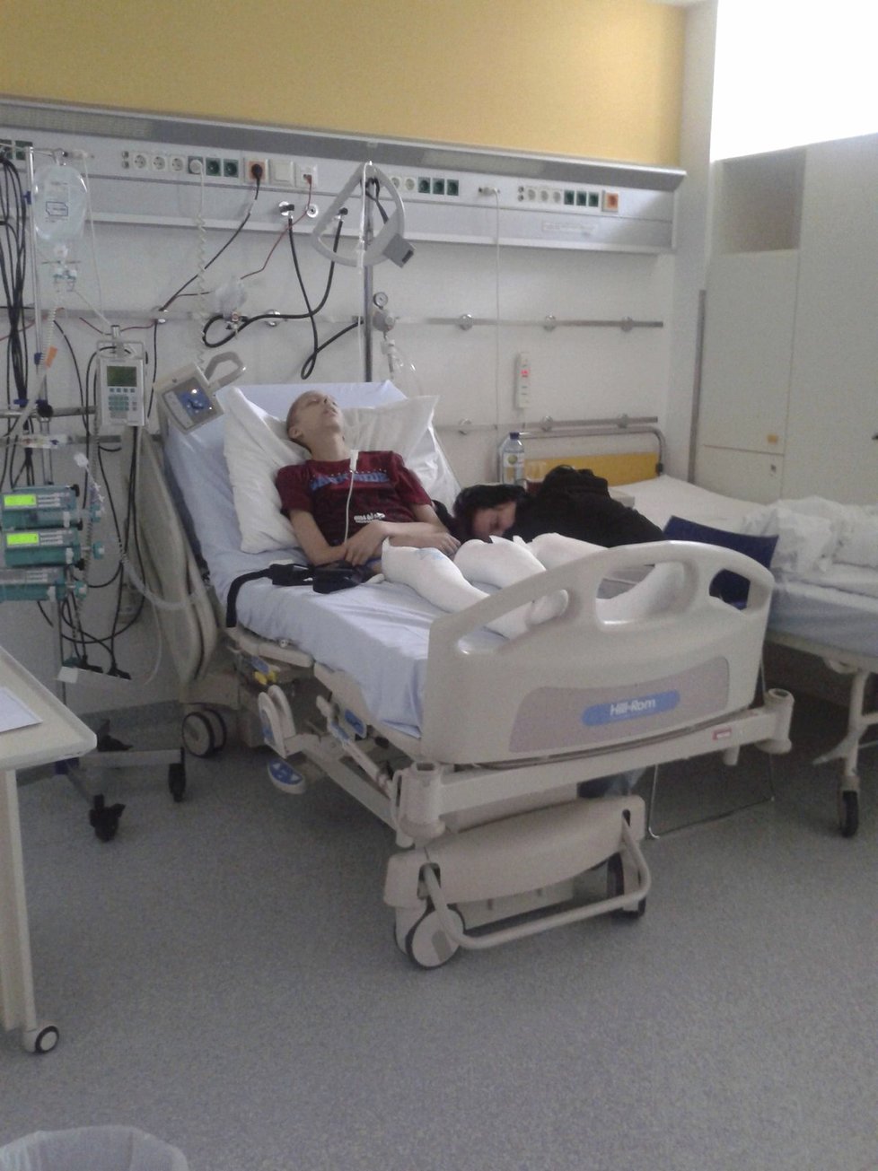 Raphael (14) strávil své poslední dny v nemocnici
