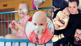 Malá Nanný (5) přišla kvůli rakovině o oko: Statečná bojovnice pořád nemá vyhráno
