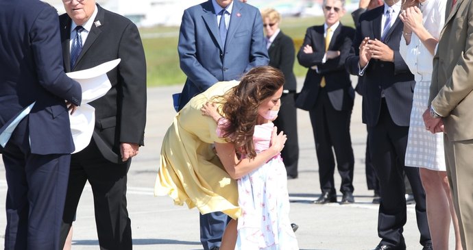 Princezna Kate s princeznou Diamond