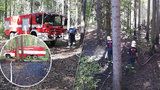 Na Rakovnicku hořel les: Plameny se podařilo uhasit po dvou hodinách!