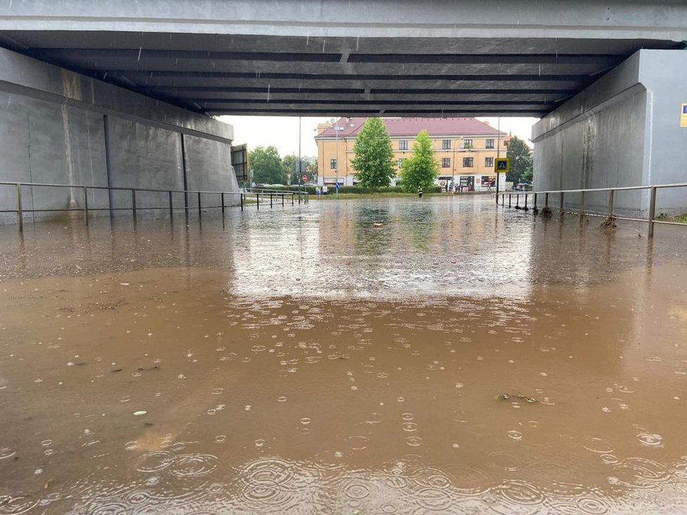 Rakovník po bouřce (19. 7. 2020)