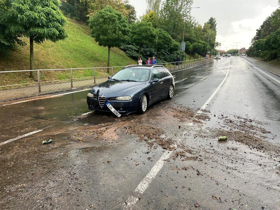 Rakovník po bouřce (19. 7. 2020)