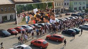 Protesty studentů v Rakovníku