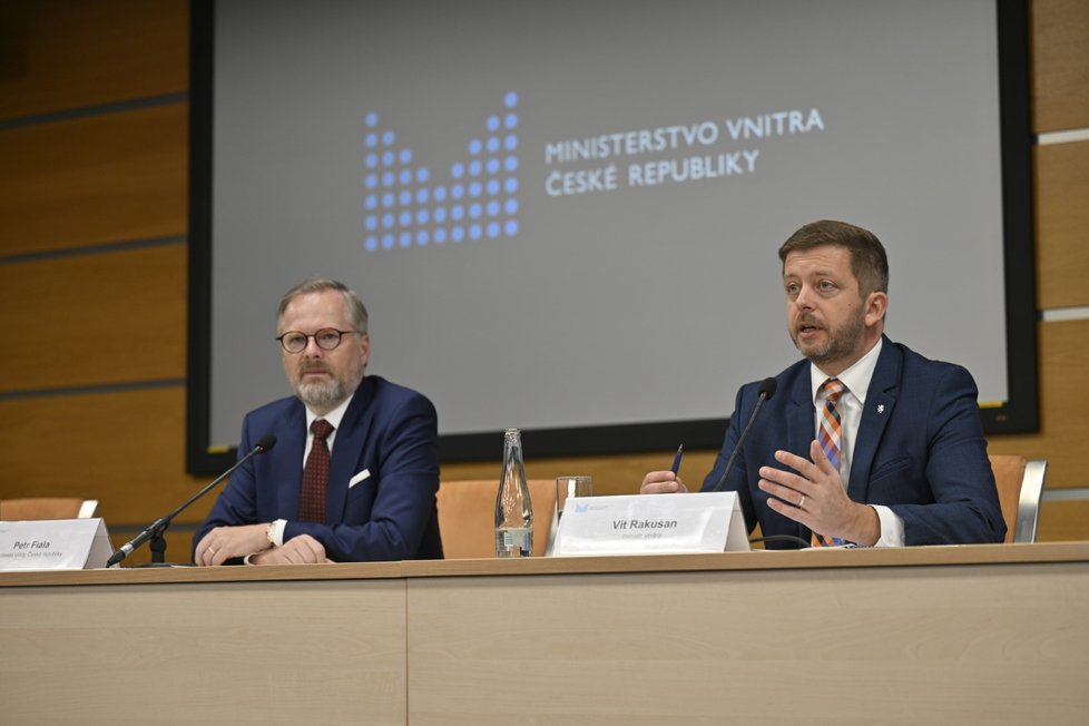 Bilanční návštěvy premiéra Petra Fialy (ODS): Ministerstvo vnitra (18.10.2022)