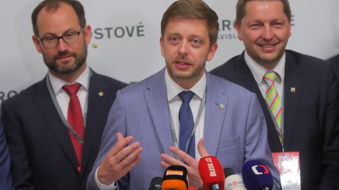 Vít Rakušan se jako nový místopředseda hnutí STAN chystá sejít se zástupci ostatních stran, včetně premiéra Andreje Babiše (13. 4. 2019)