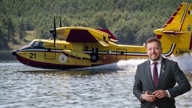 Ministr vnitra Vít Rakušan (STAN) chce koupit letadlo určené k hašení 
