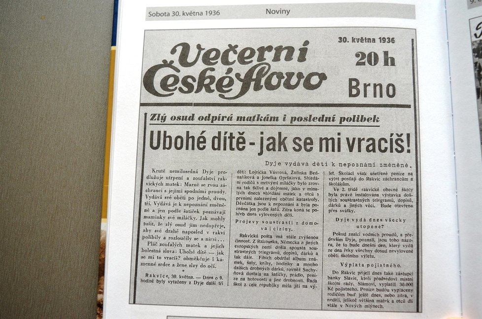 O rakvické tragédii referovaly na jaře 1936 obšírně všechny noviny. Parlament dokonce přerušil rozpravu, aby vyjádřil rodinám soustrast.