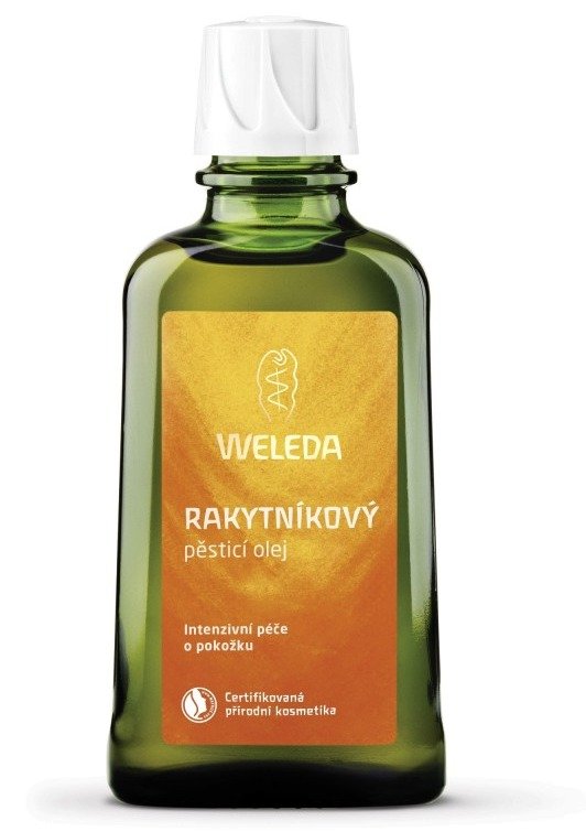 Rakytníkový pěstíci olej Weleda, 399 Kč (100 ml). Koupíte na www.weleda.cz.