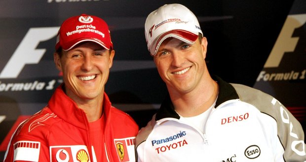 Ralf Schumacher a jeho bratr Michael.