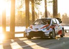 Švédská rallye po 1. dnu: Vede Evans s toyotou, sněhu je málo