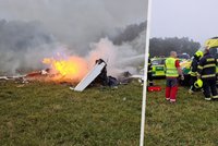 V Ralsku havarovalo malé letadlo: Jeden člověk nehodu nepřežil