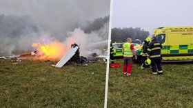 V Ralsku havarovalo malé letadlo: Jeden člověk nehodu nepřežil