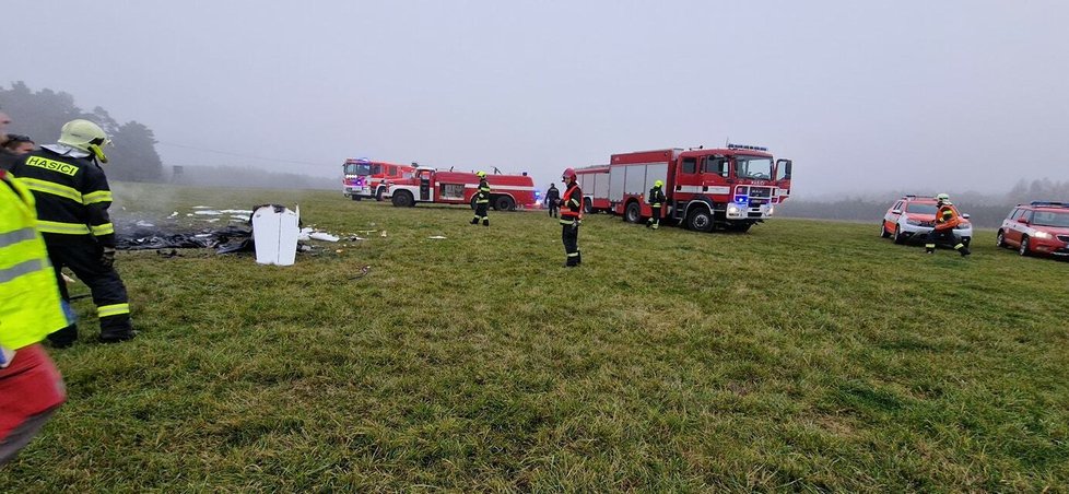 Tragická dopravní nehoda malého letounu v Ralsku
