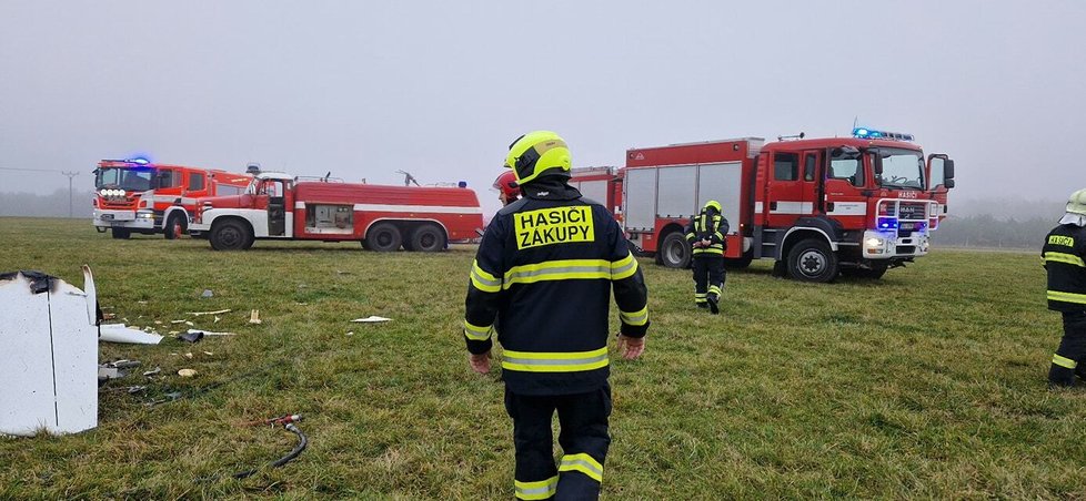 Tragická dopravní nehoda malého letounu v Ralsku