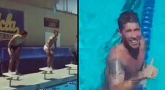 VIDEO: Hvězdy Realu si hrály na plavce Phelpse. Ramos porazil Kaká