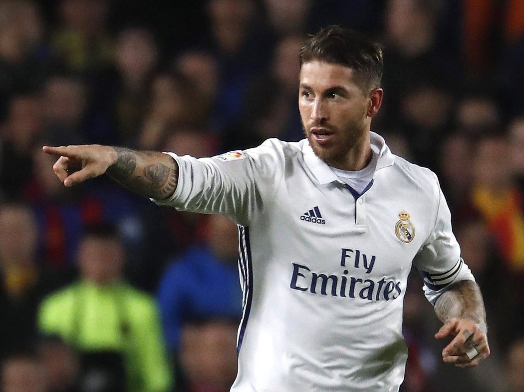 Kapitán Realu Madrid Sergio Ramos vyrovnal El Clásico v poslední minutě