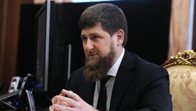 Ramzan Kadyrov na návštěvě u Vladimira Putina