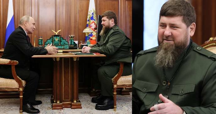 Ramzana Kadyrova přijal Vladimir Putin (28.9.2023)