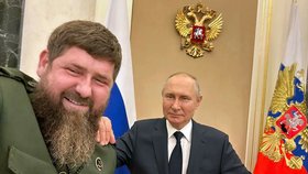 Ramzan Kadyrov a Vladimir Putin