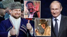 Putin jako Indiana Jones, Kadyrov jako policajt z Beverly Hills? 