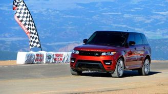 Sportovní Range Rover vystřelil na Pikes Peak