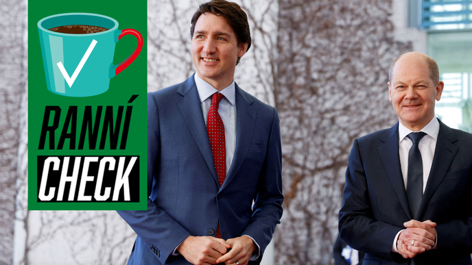 Kanadský premiér Justin Trudeau (vlevo) a německý kancléř Olaf Scholz se dohodli na dodávkách zeleného vodíku. Země spolu uzavřeli pětiletou smlouvu.