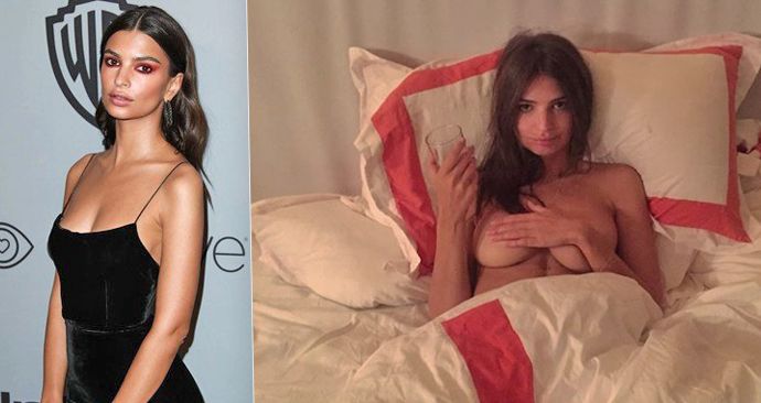 Emily Ratajkowski zveřejnila sexy fotku.