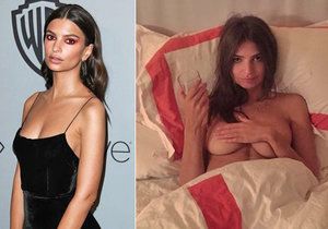 Emily Ratajkowski zveřejnila sexy fotku.